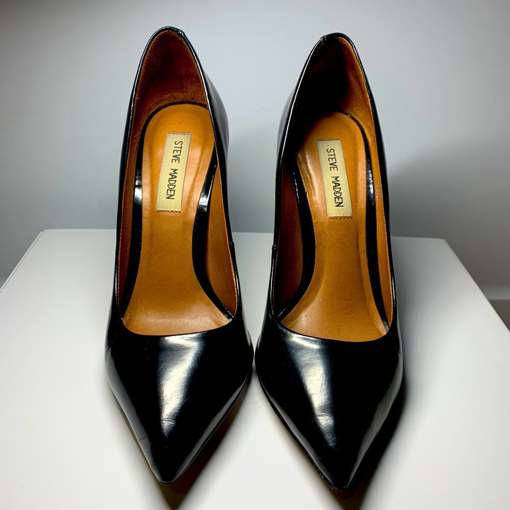 Steve Madden Black heels size 8